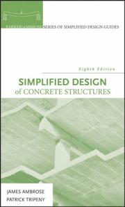 Cover of: Simplified Design of Concrete Structures (Parker/Ambrose Series of Simplified Design Guides)