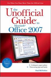 Cover of: The Unofficial Guide to Microsoft Office 2007 (Unofficial Guides)