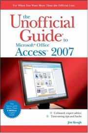 Cover of: The Unofficial Guide to Microsoft Office Access 2007 (Unofficial Guide)