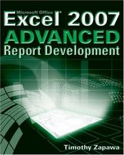 Cover of: Excel 2007 Advanced Report Development