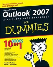 Cover of: Outlook 2007 All-in-One Desk Reference For Dummies (For Dummies (Computer/Tech))