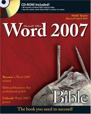 Cover of: Microsoft Word 2007 Bible