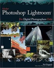 Cover of: Adobe Photoshop Lightroom for Digital Photographers Only (For Only) | Rob Sheppard