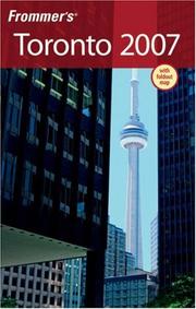 Cover of: Frommer's Toronto 2007 (Frommer's Complete)