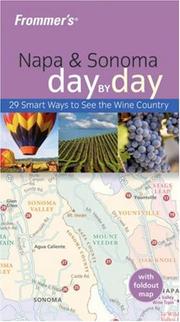 Cover of: Frommer's Napa & Sonoma Day by Day (Frommer's Day by Day) by Avital Binshtock