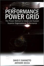 Cover of: The Performance Power Grid by David F. Giannetto, Anthony Zecca