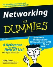 Cover of: Networking For Dummies (Networking for Dummies) by Doug Lowe