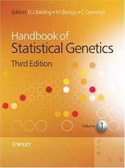 Cover of: Handbook of Statistical Genetics by 