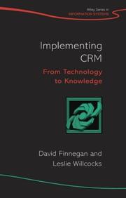 Cover of: Implementing CRM by David Finnegan, Leslie P. Willcocks