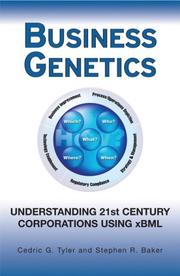 Cover of: Business Genetics: Understanding 21st Century Corporations using xBML