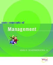 Cover of: Core Concepts of Management: With Errata