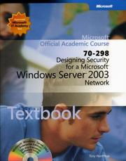 Cover of: 70-298 Designing Security for a Microsoft Windows Server 2003 Network Package