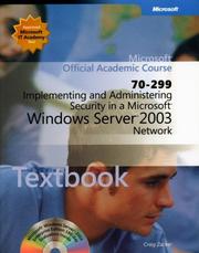 Cover of: 70-299 Implementing and Administering Security in a Microsoft Windows Server 2003 Network Package