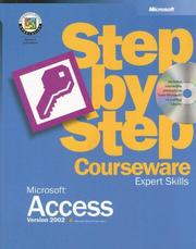 Cover of: Microsoft Access Version 2002 Step-by-Step Courseware Expert Skills