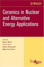 Cover of: Ceramics in Nuclear and Alternative Energy Applications, Ceramic Engineering and Science Proceedings, Cocoa Beach (Ceramic Engineering and Science Proceedings)