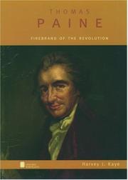 Cover of: Thomas Paine: firebrand of the revolution