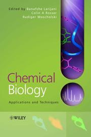 Front cover of Chemical biology by Unknown