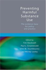 Cover of: Preventing Harmful Substance Use by 