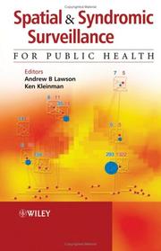 Cover of: Spatial and syndromatic surveillance for public health