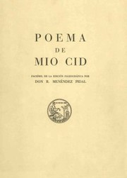 Cover of: Poema de mío Cid by 