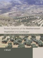 Cover of: Recent dynamics of the Mediterranean Vegetation and landscape by editors Stefano Mazzoleni ... [et al.].