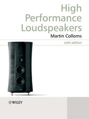 Cover of: High performance loudspeakers by Martin Colloms