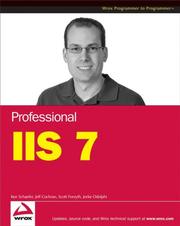 Cover of: Professional IIS 7 by Ken Schaefer, Jeff Cochran, Scott Forsyth, Jorke Odolphi