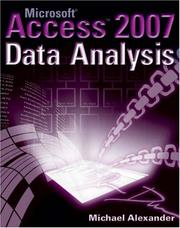 Cover of: Microsoft Access 2007 Data Analysis by Michael Alexander, Michael Alexander