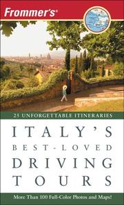 Cover of: Frommer's Italy's Best-Loved Driving Tours (Best Loved Driving Tours) by Automobile Association (Great Britain), Paul Duncan