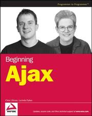 Cover of: Beginning Ajax (Programmer to Programmer) by Chris Ullman, Lucinda Dykes, Chris Ullman, Lucinda Dykes