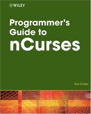 Cover of: Programmer's Guide to NCurses by Dan Gookin