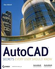 Cover of: AutoCAD: Secrets Every User Should Know