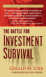 Cover of: The Battle for Investment Survival