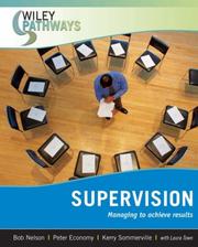 Cover of: Wiley Pathways Supervision (Wiley Pathways)
