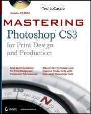 Cover of: Mastering Photoshop CS3 for Print Design and Production (Mastering)