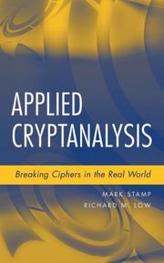 Cover of: Applied Cryptanalysis by Mark Stamp, Richard M. Low