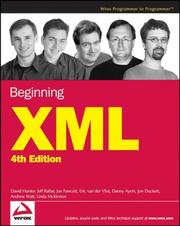 Cover of: Beginning XML, 4th Edition (Programmer to Programmer)