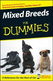 Cover of: Mixed Breeds For Dummies by Miriam Fields-Babineau