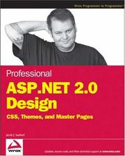 Cover of: Professional ASP.NET 2.0 Design: CSS, Themes, and Master Pages