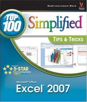 Cover of: Microsoft Office Excel 2007: Top 100 Simplified Tips & Tricks (Top 100 Simplified Tips & Tricks)