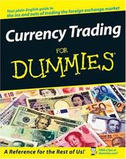 Cover of: Currency Trading For Dummies (For Dummies (Business & Personal Finance)) by Mark Galant, Brian Dolan