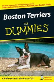 Cover of: Boston Terriers For Dummies