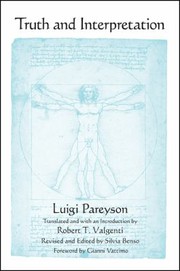 Cover of: Truth and interpretation by Luigi Pareyson