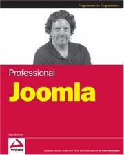 Cover of: Professional Joomla! by Dan Rahmel