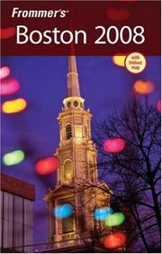 Cover of: Frommer's Boston 2008 (Frommer's Complete)