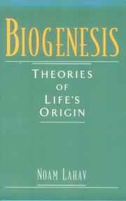 Cover of: Biogenesis by Noam Lahav