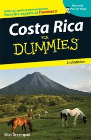 Cover of: Costa Rica For Dummies (Dummies Travel) by Eliot Greenspan