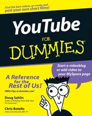Cover of: YouTube For Dummies (For Dummies (Computer/Tech)) | Doug Sahlin