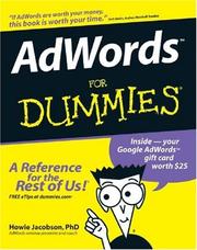 Cover of: AdWords For Dummies