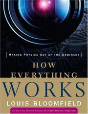 Cover of: How Everything Works by Louis A. Bloomfield